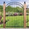 Nuvo Iron 45 in x 68 in DIAMOND TOPPED ORNAMENTAL IRON GATE GGI0441/RG02/AG03 - alternate 4